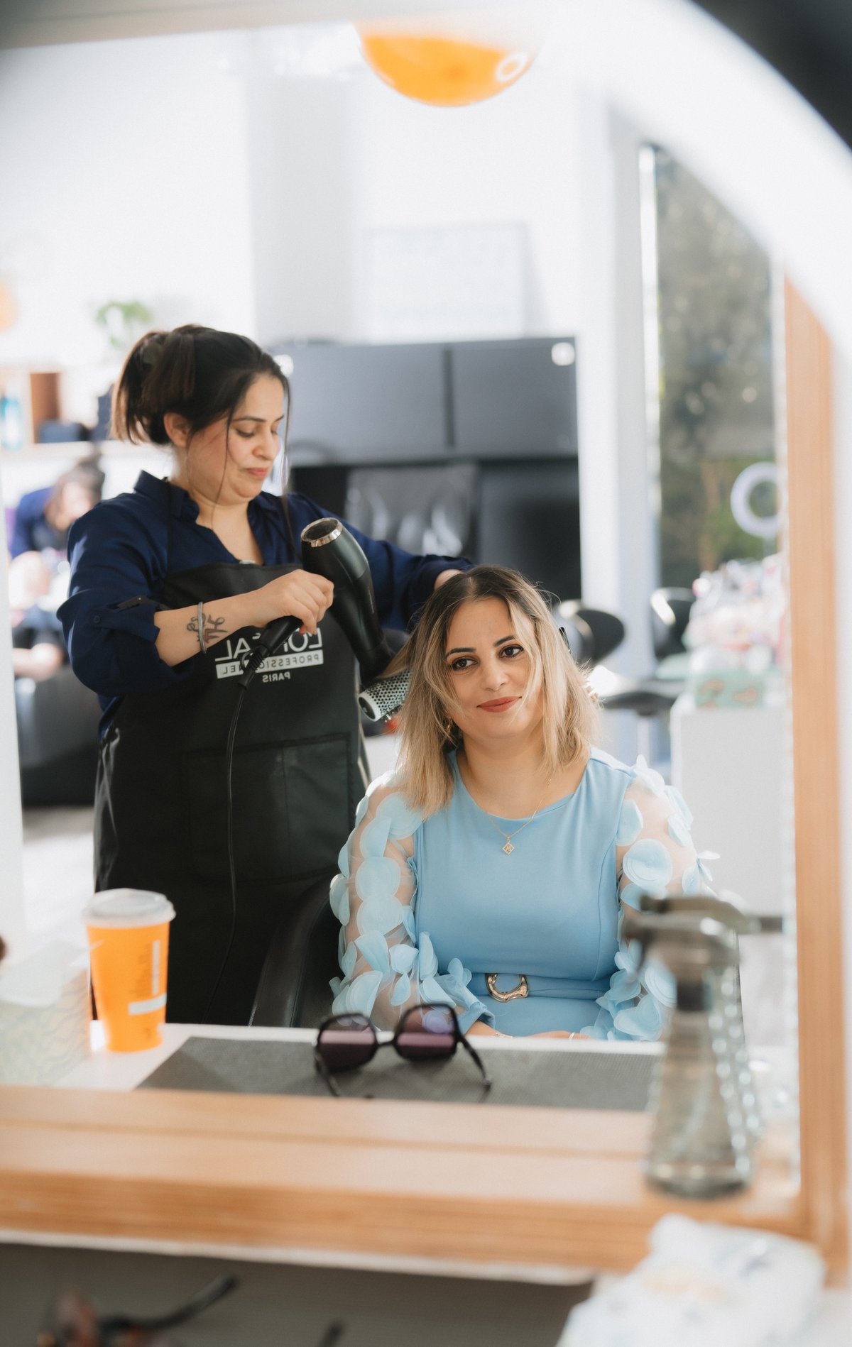 Blow dry and styling at Beauty With Grace salon