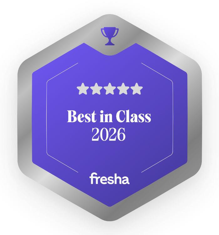 Fresha Best in Class 2026 award won by Beauty With Grace